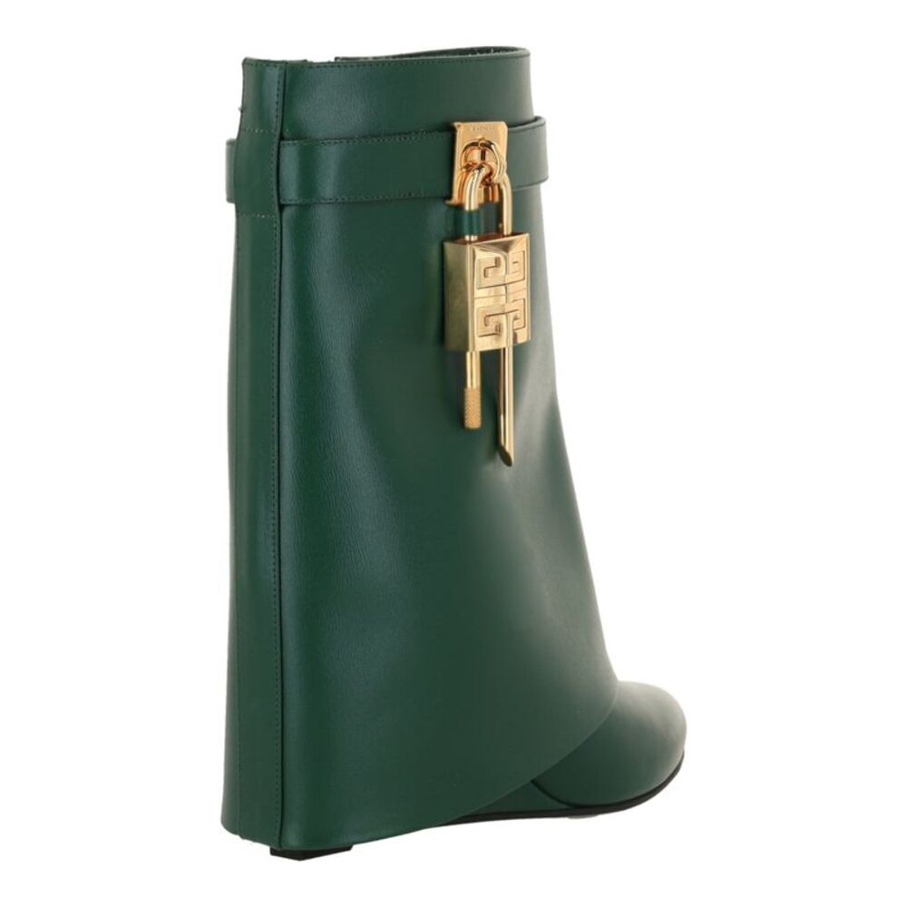 Givenchy Shark Lock Ankle Boots Green Womens - Picture 3 of 6